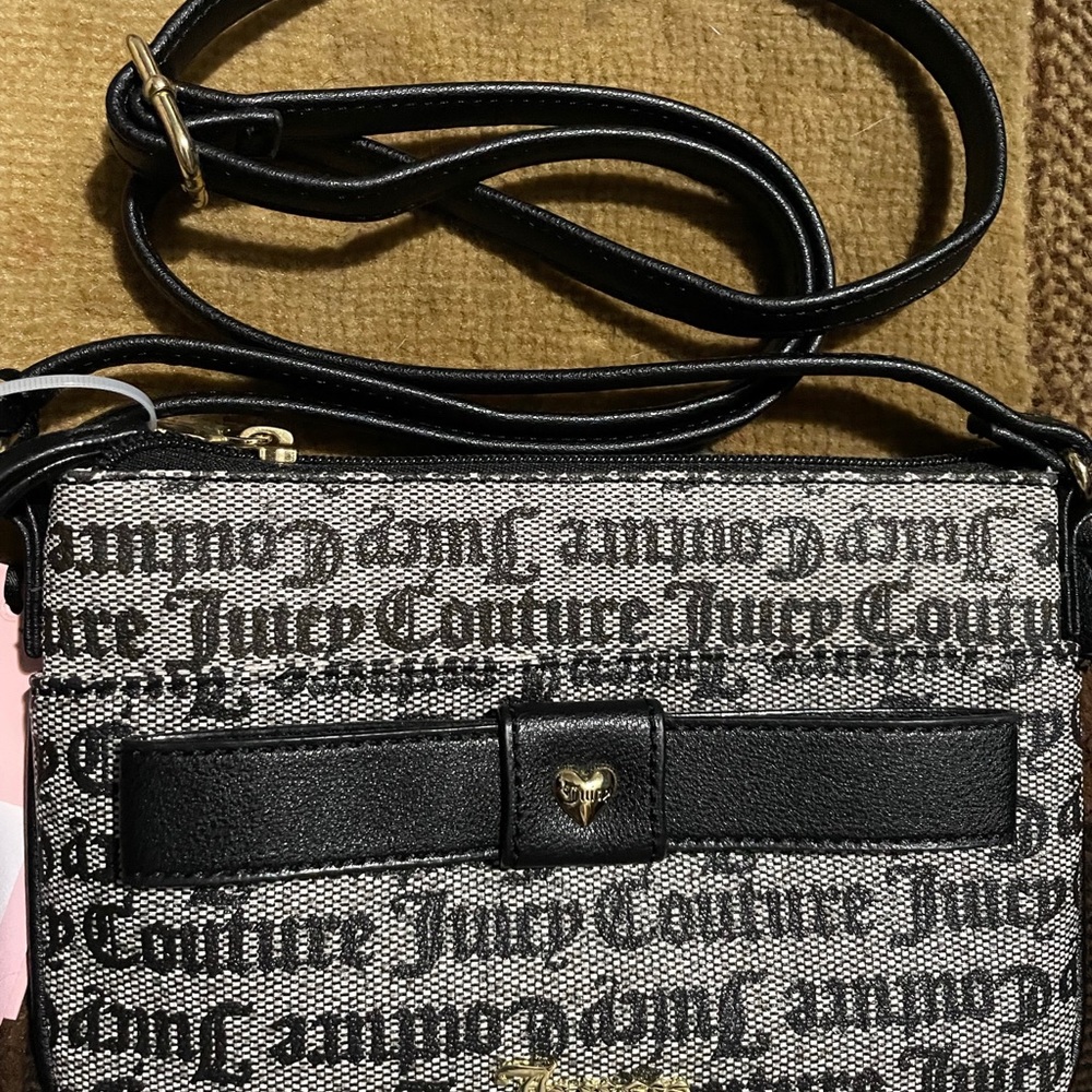 NWT Juicy Couture Peek A Bow Crossbody